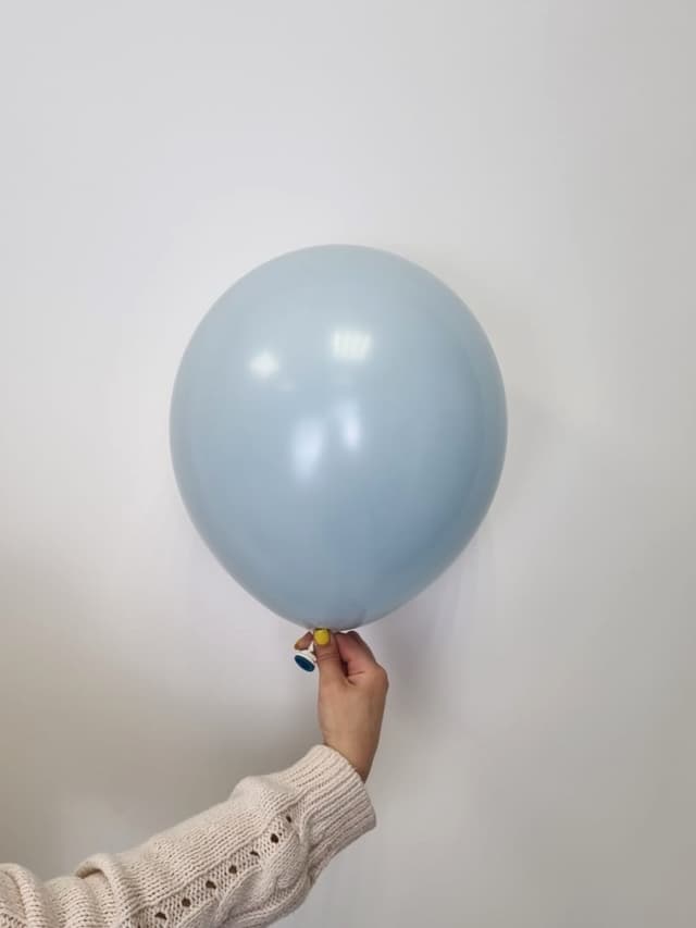 Шар даблстафф (шар в шаре) бирюза + белый пастель 30 см Шар даблстафф (шар в шаре) бирюза + белый пастель 30 см