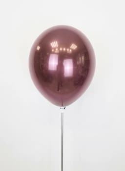 Шар даблстафф (шар в шаре) бордовый кристалл + черный пастель 30 см