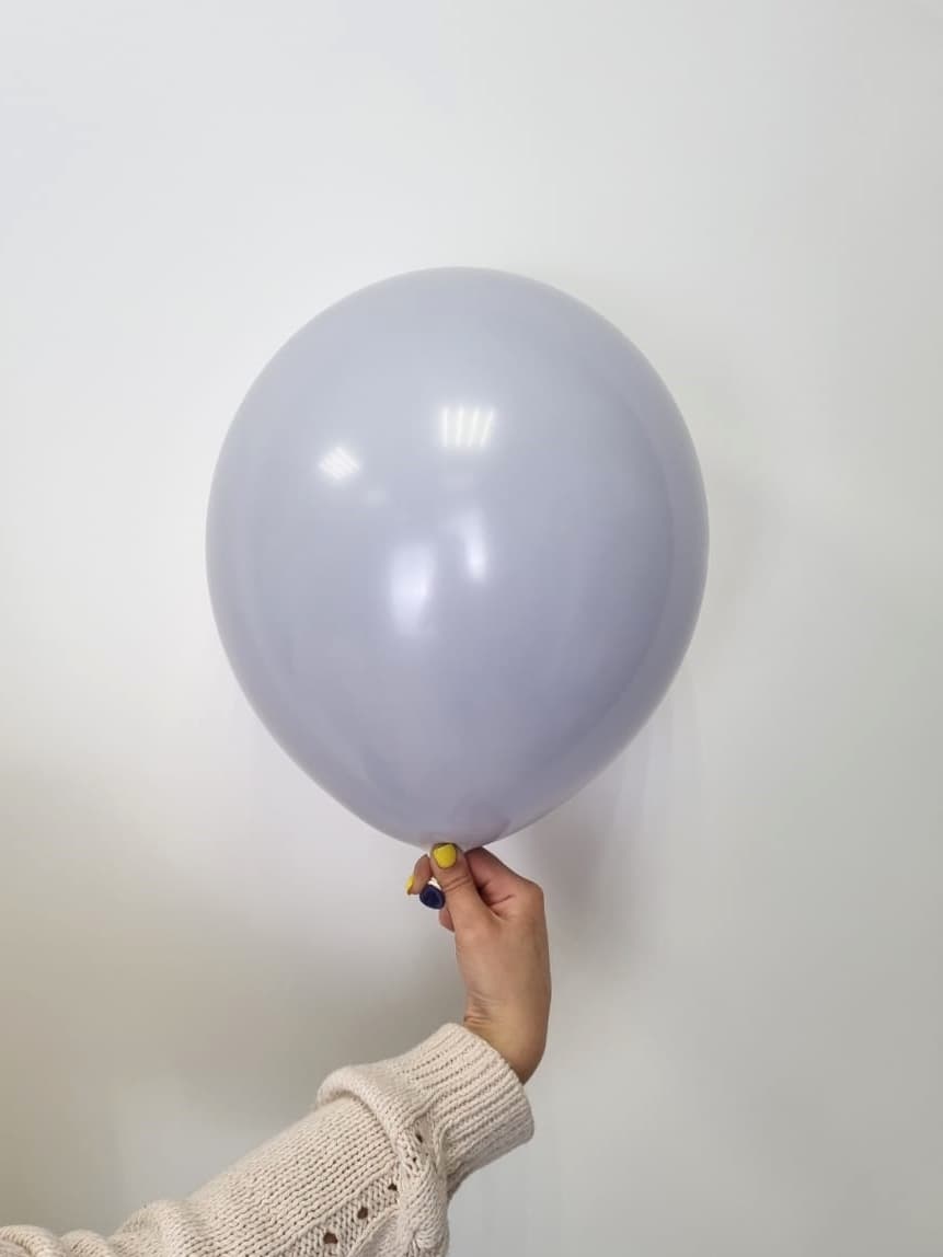 Шар даблстафф (шар в шаре) фиолетовый + белый пастель 30 см