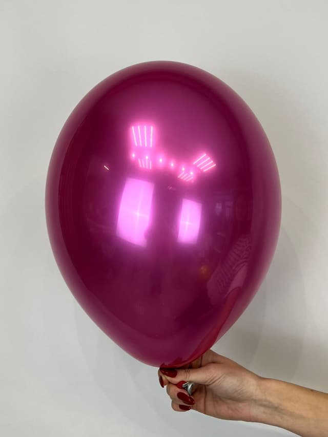 Шар даблстафф (шар в шаре) фуксия кристалл + хром шампань 30 см Шар даблстафф (шар в шаре) фуксия кристалл + хром шампань 30 см