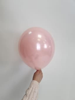 Шар даблстафф (шар в шаре) кристалл + розовый пастель 30 см