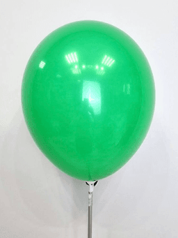 Шар даблстафф (шар в шаре) кристалл зелёный + белый пастель 30 см