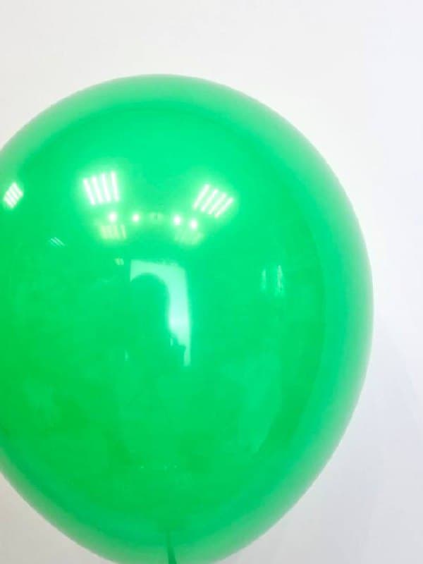 Шар даблстафф (шар в шаре) кристалл зелёный + белый пастель 30 см