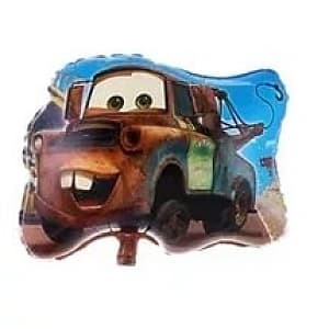 Шар фольга Тачки Метр с гелием 60см