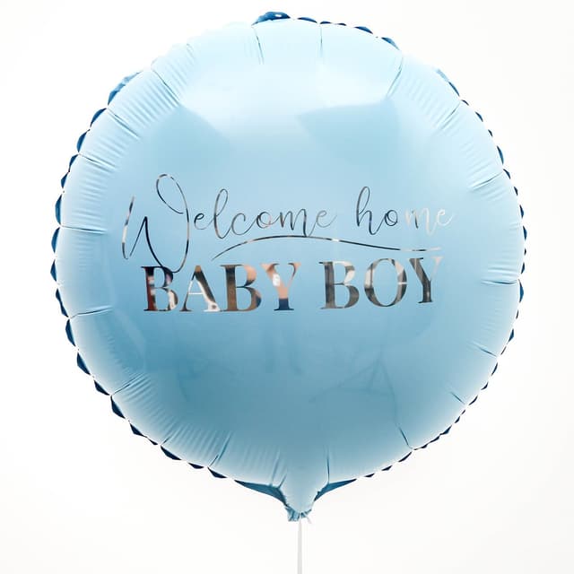 Шар фольгированный 18"/45 см Baby boy, круг Шар фольгированный 18"/45 см Baby boy, круг