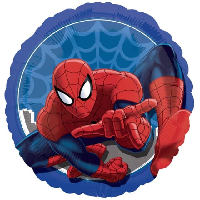 Шар фольгированный 18"/45 см «Человек-паук», круг Шар фольгированный 18"/45 см «Человек-паук», круг