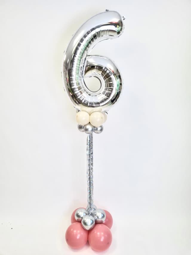 Шар фольгированный на стойке с воздухом Шар фольгированный на стойке с воздухом