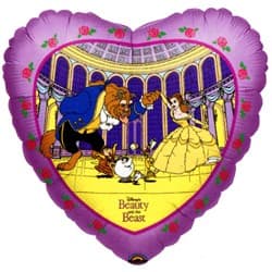 Шар из фольги 18см Красавица и Чудовище Шар из фольги 18см Красавица и Чудовище