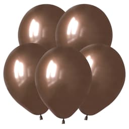 Шар хром шоколад 5"