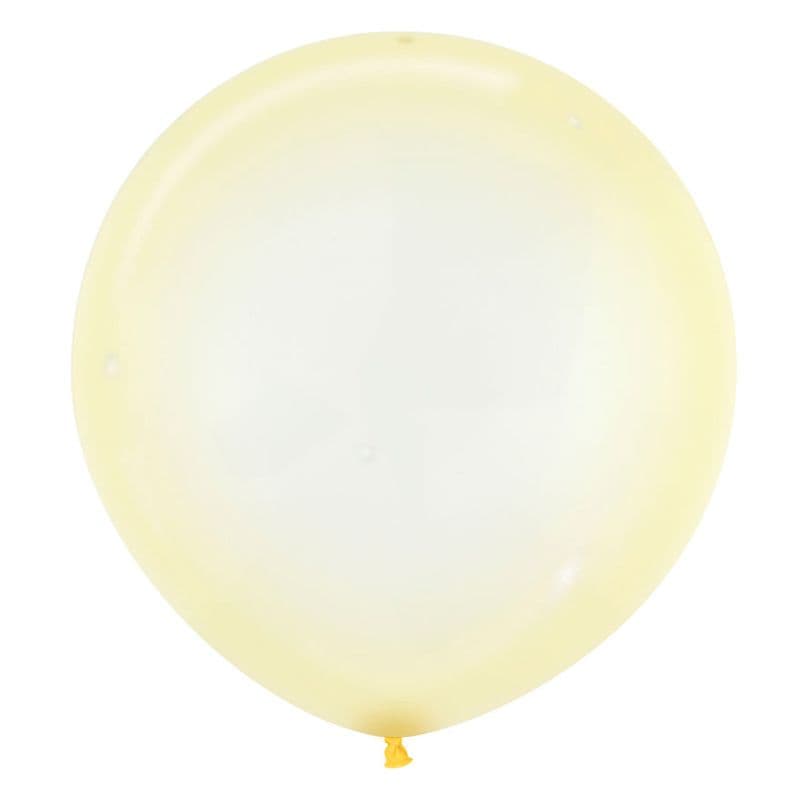 Шар кристалл пастель желтый 24"/ 60 см