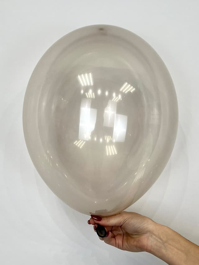 Шар кристалл прозрачный коричнево-серый / bubble grey 30 см Шар кристалл прозрачный коричнево-серый / bubble grey 30 см