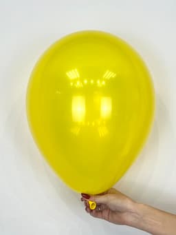 Шар кристалл желтый 30 см (для даблстафф)