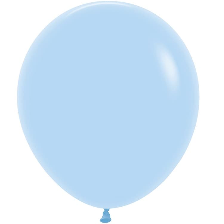 Шар пастель макарунс нежно-голубой 45 см