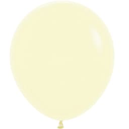 Шар пастель Макарунс желтый 45 см