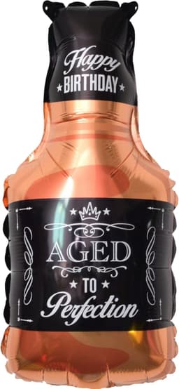 Шар с клапаном (16''/41 см) Мини-фигура, Бутылка Виски