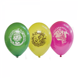 Шар с рис 12" ДР Простоквашино/