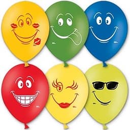 Шар с рис 12" Улыбка