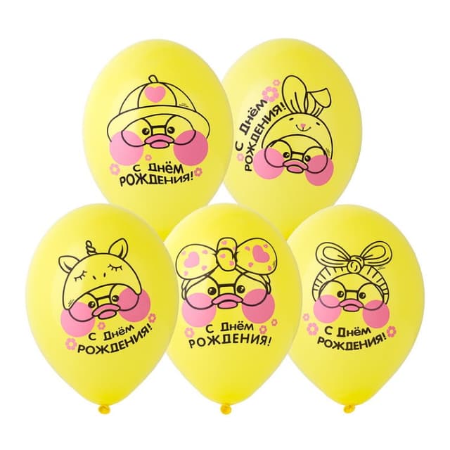 Шар с рис 14"/ 35 см С ДР Уточка Шар с рис 14"/ 35 см С ДР Уточка