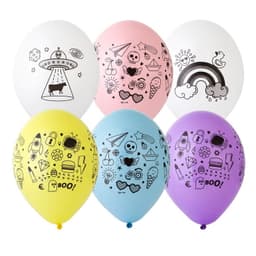 Шар с рис 14"/ 36 см Doodle