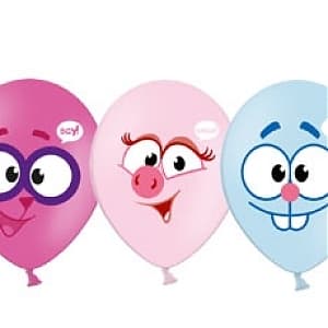 Шар с рис 14" Смешарики Улыбки Шар с рис 14" Смешарики Улыбки