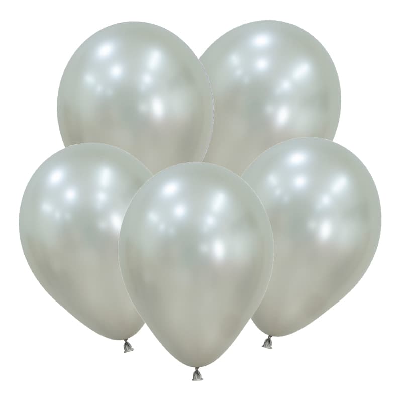 Шар шелк кремовый жемчуг 30 см