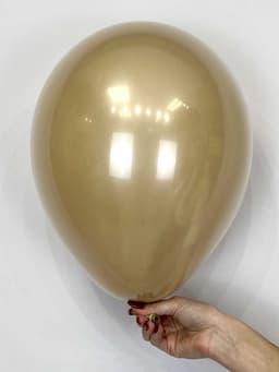 Шар стекло (шар в шаре) Латте пастель + прозрачный 30 см