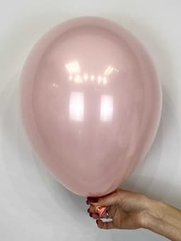 Шар стекло (шар в шаре) Розовый пастель + прозрачный 30 см