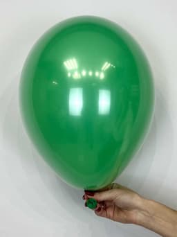 Шар стекло (шар в шаре) Зеленый пастель + прозрачный 30 см