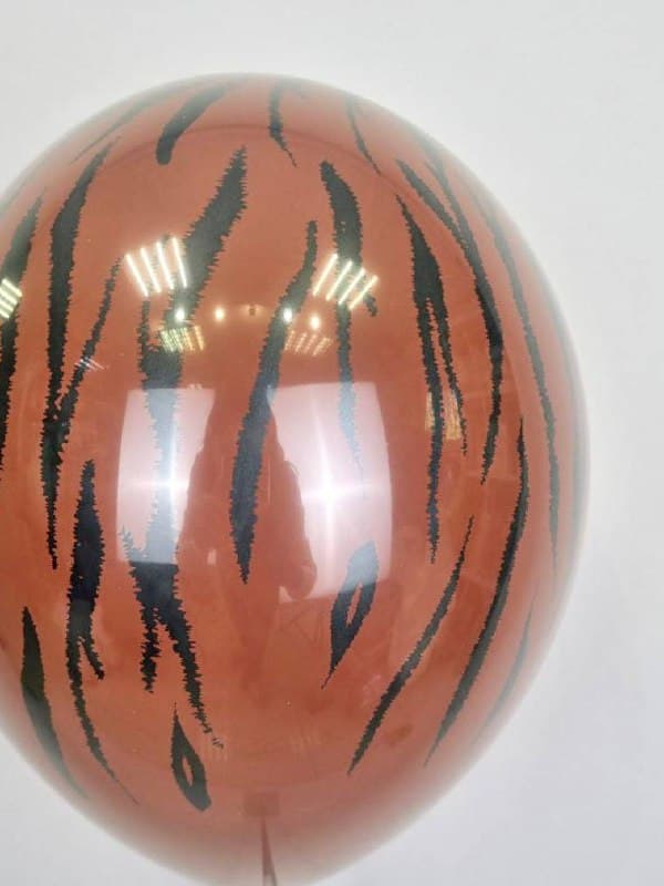 Шар стеклянный (шар в шаре) прозрачный + Сафари 30 см