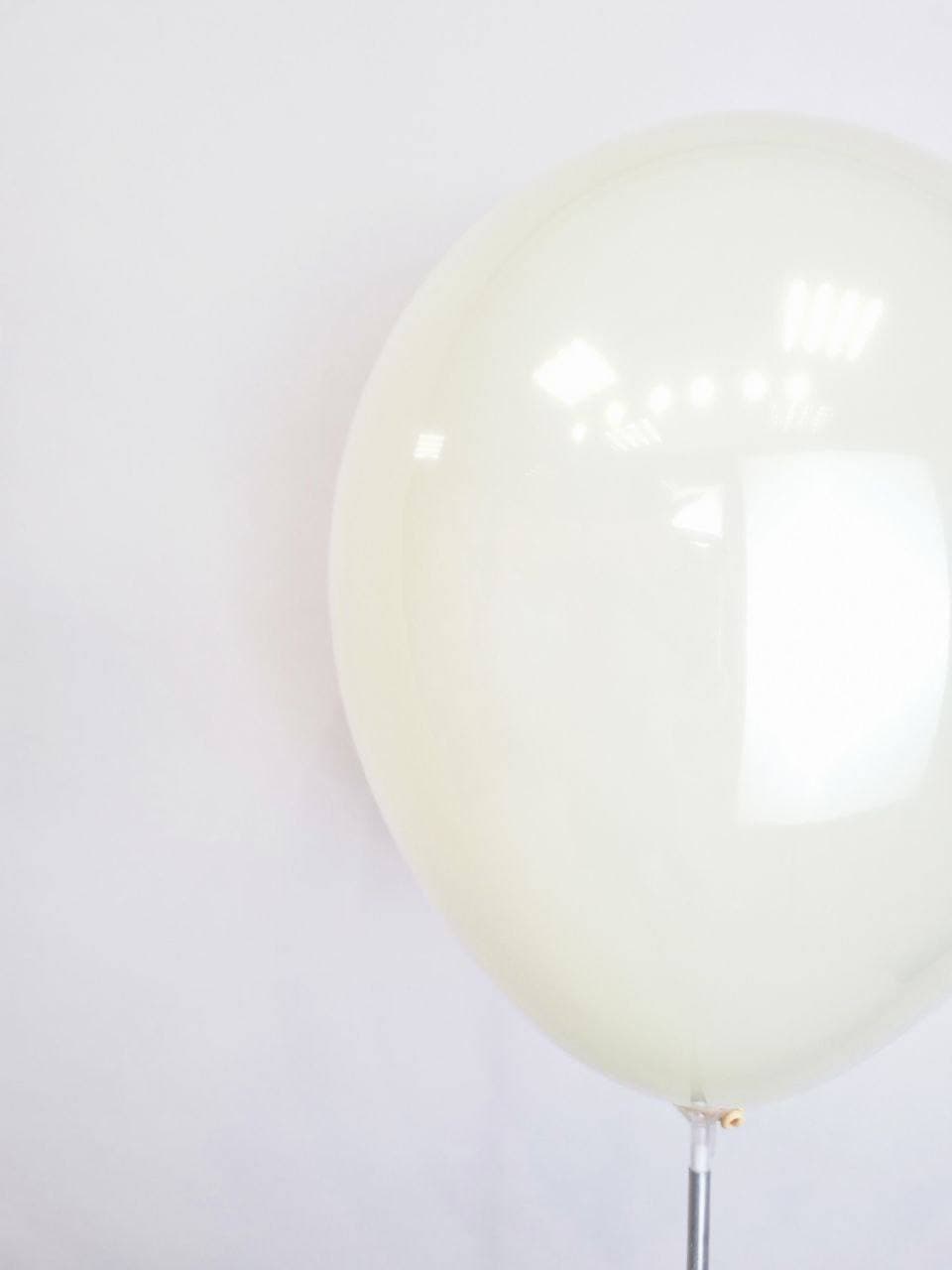 Шар стеклянный (шар в шаре) vanilla/ванильный 30 см