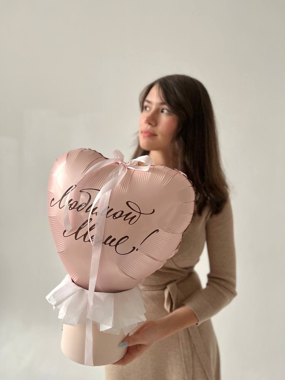 Шар в шляпной коробке «Для Мамы»