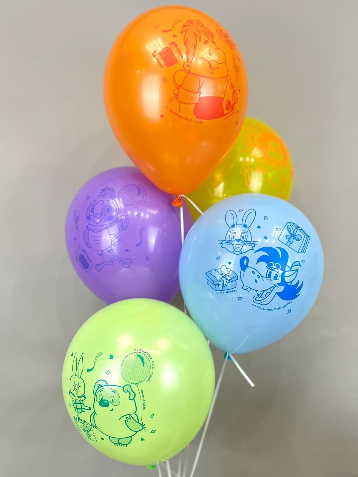 Шар воздушный "Праздник", 12 / 30 см , латексный, Союзмультфильм