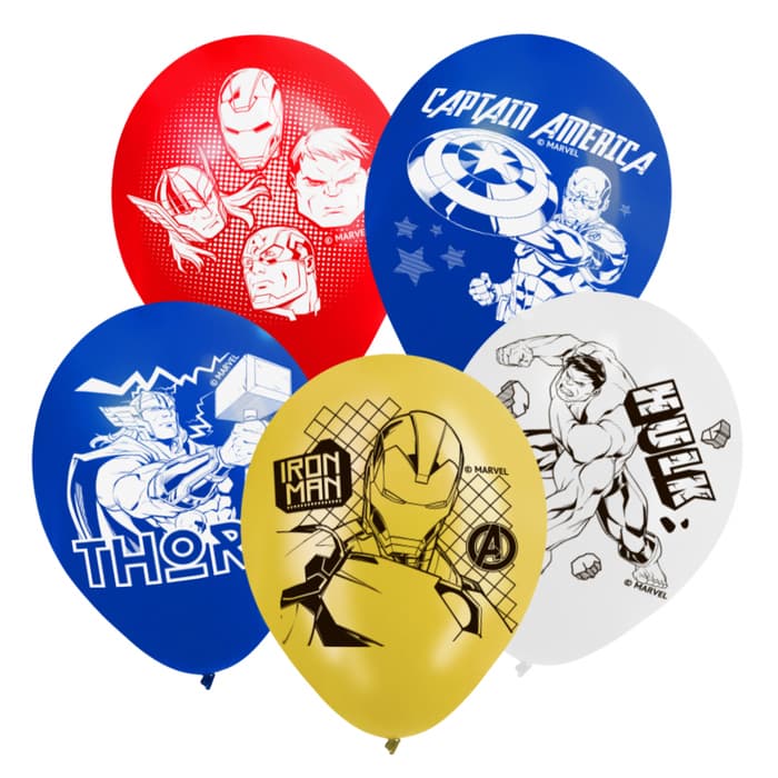 Шар воздушный "Супер-герои",12 / 30 см, латексный, Мстители
