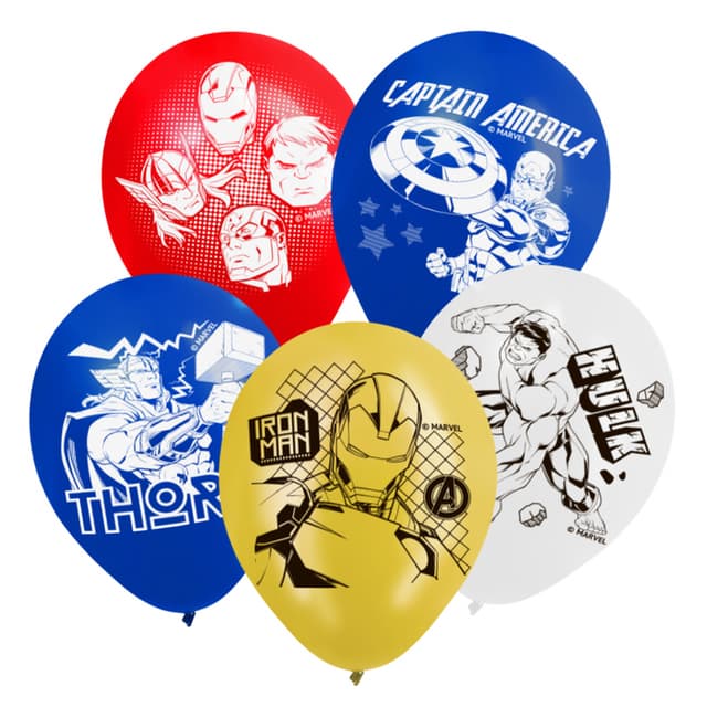 Шар воздушный "Супер-герои",12 / 30 см, латексный, Мстители Шар воздушный "Супер-герои",12 / 30 см, латексный, Мстители
