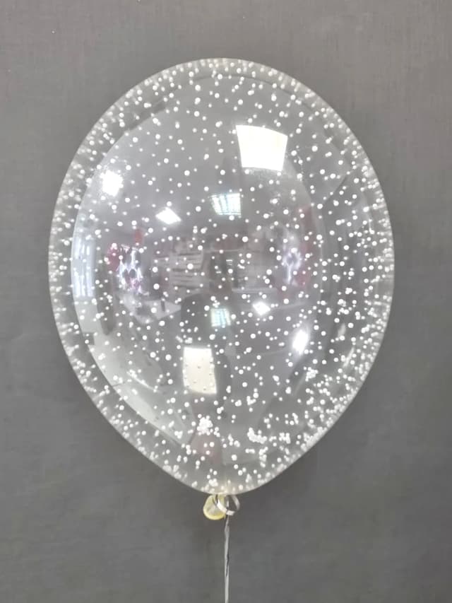 Шарик с конфетти (белый пенопласт) Шарик с конфетти (белый пенопласт)