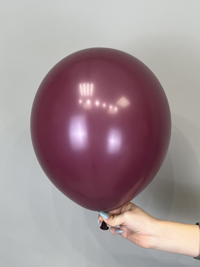 Шары пастель бургундия 30 см Шары пастель бургундия 30 см