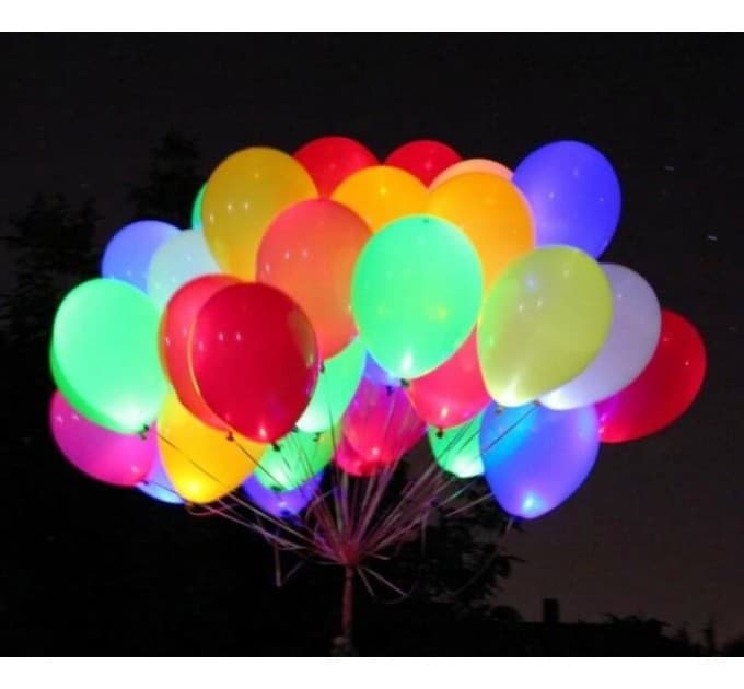 Шары светящиеся 30 см