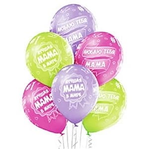 Шелк. пастель 14" Лучшая мама Шелк. пастель 14" Лучшая мама