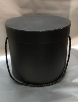 Шляпная черная коробка, 17x20 см