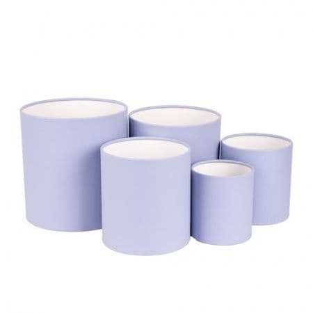 Шляпная коробка L (18 х 18 см) большая, сиреневый