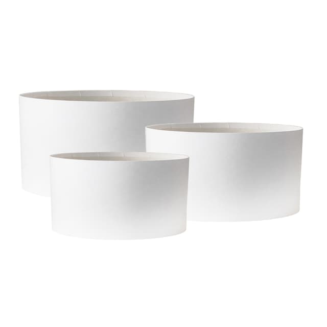 Шляпная коробка "Премиум", цилиндр, Белый, 21*10 см Шляпная коробка "Премиум", цилиндр, Белый, 21*10 см