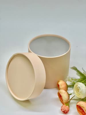 Шляпная коробка S (персиковая) маленькая 15.5 х 16h см Шляпная коробка S (персиковая) маленькая 15.5 х 16h см