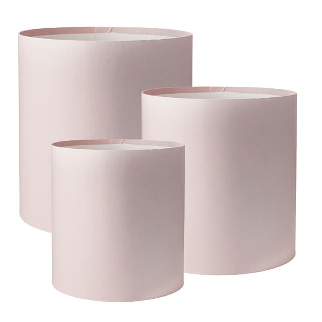 Шляпная коробка S (пудровая) маленькая 15 х 15h см Шляпная коробка S (пудровая) маленькая 15 х 15h см