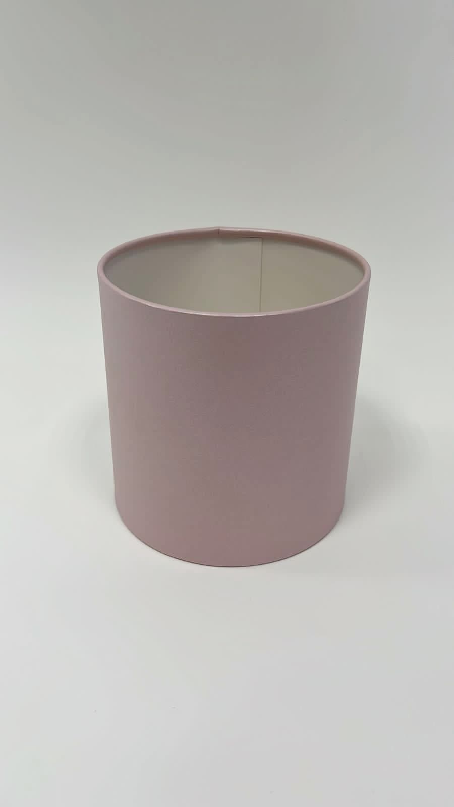 Шляпная коробка S (розовая) маленькая 15.5 х 16h см