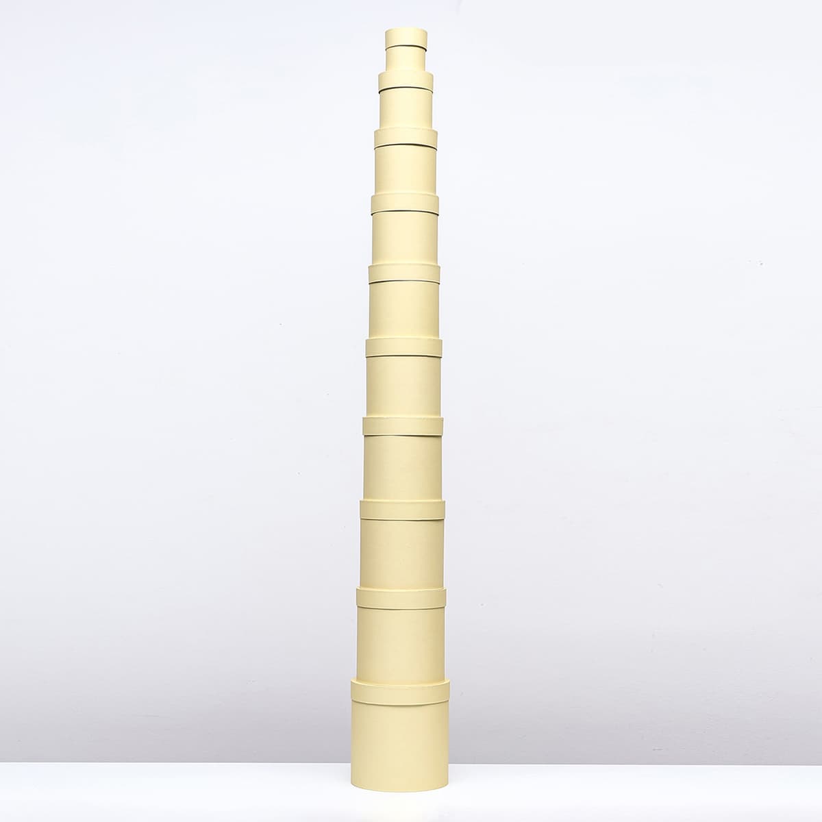 Шляпная коробка Светло- желтый , 19x19 см