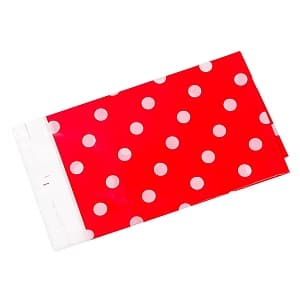 Скатерть п/э Красные точки 180*120см
