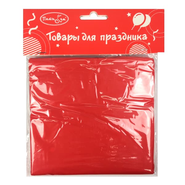 Скатерть полиэтиленовая Red 121смX183см