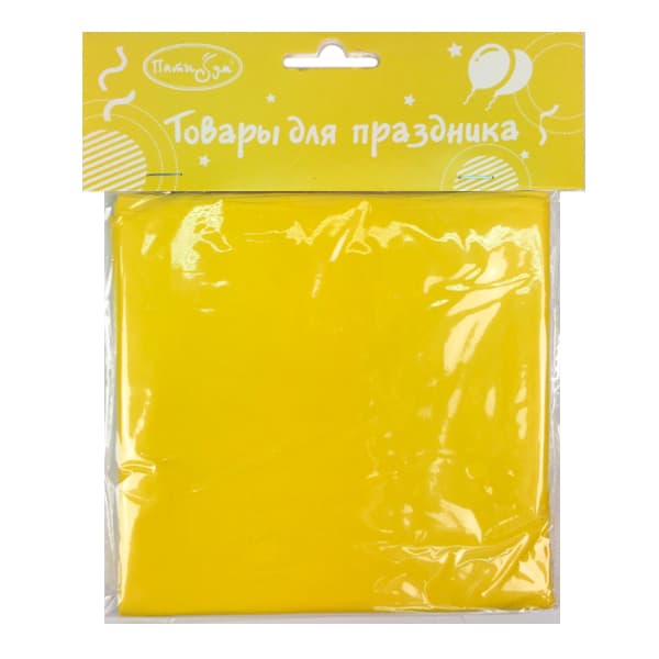 Скатерть полиэтиленовая Yellow 121смX183см