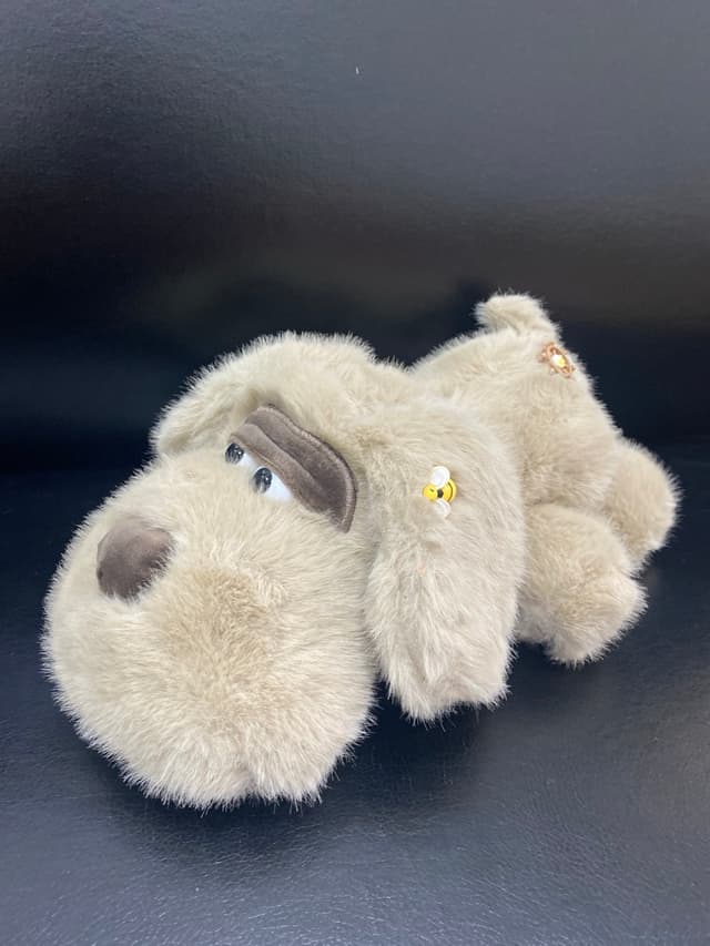 Собачка с ушами, бежевая Собачка с ушами, бежевая