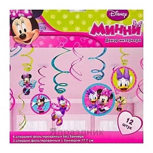 Спираль Disney Минни Маус 46-60см/12шт Спираль Disney Минни Маус 46-60см/12шт